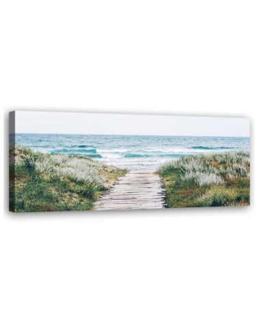 Modernes Wandbild - Wellen über dem Meer | Feeby