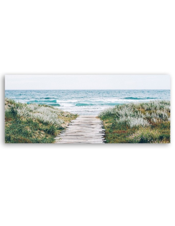 Waves over the sea - Canvas print for the bedroom | FEEBY