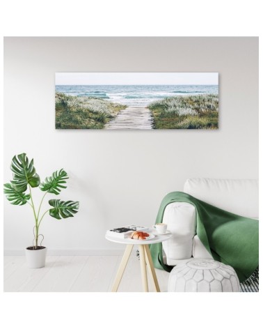 Modernes Wandbild - Wellen über dem Meer | Feeby