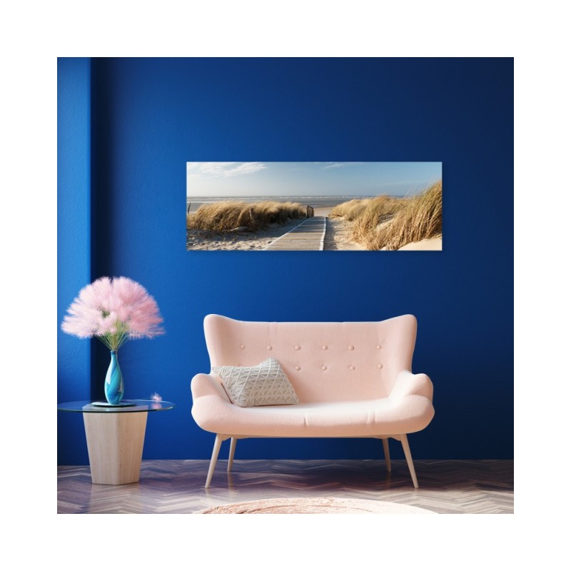 Dekoratives Leinwandbild - Stranddünen am Meer | Feeby