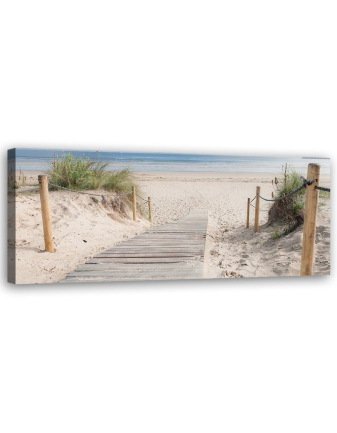 Modernes Wandbild - Weg zum Strand | Feeby