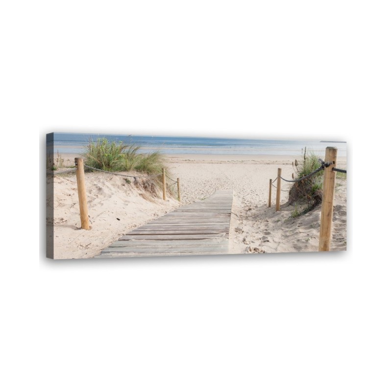 Modernes Wandbild - Weg zum Strand | Feeby