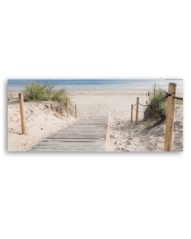 Modernes Wandbild - Weg zum Strand | Feeby