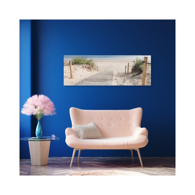 Modernes Wandbild - Weg zum Strand | Feeby