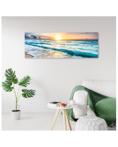 Bild auf Leinwand - Wellen am Strand | Feeby