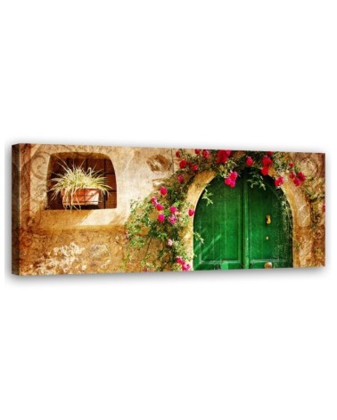 Leinwanddruck - Alte Türen Architektur | Feeby