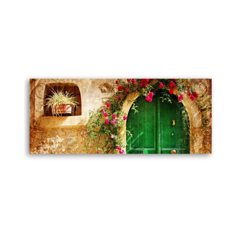 Leinwanddruck - Alte Türen Architektur | Feeby