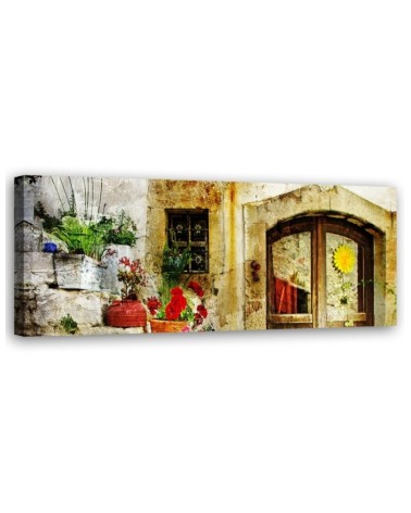 Flowers stairs street - Picture for living room and bedroom | FEEBY