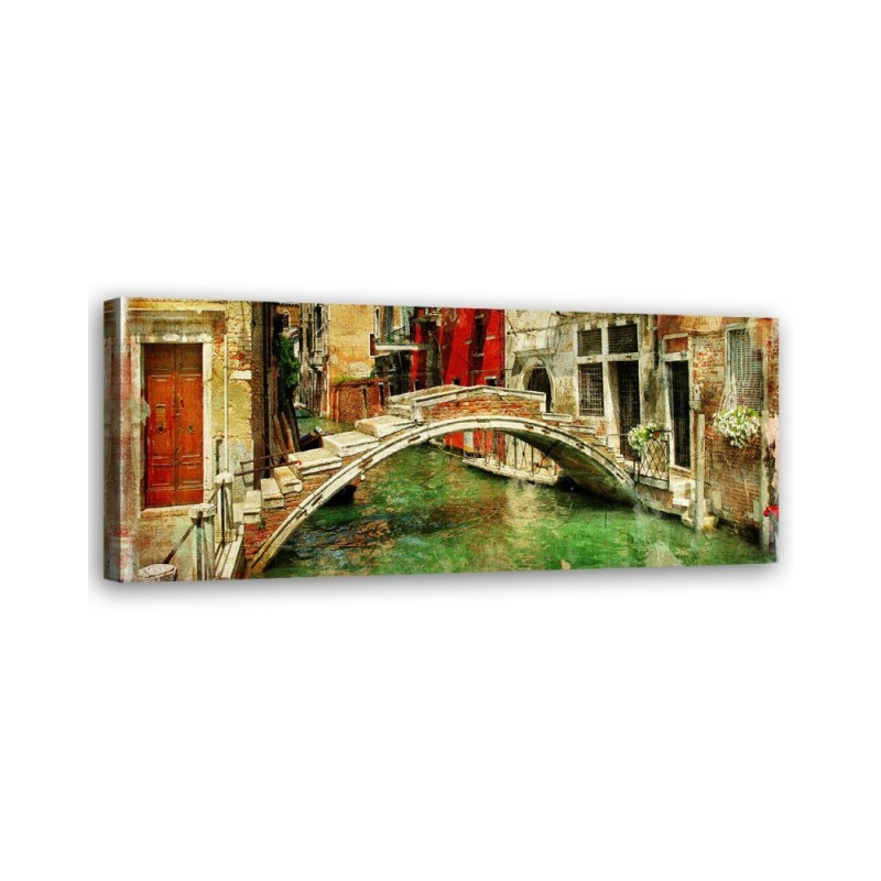 Bild auf Leinwand - Brücke in Venedig | Feeby