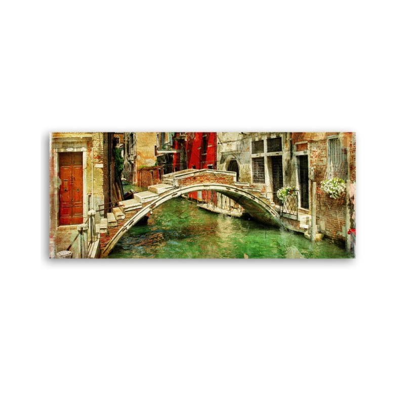 Bild auf Leinwand - Brücke in Venedig | Feeby