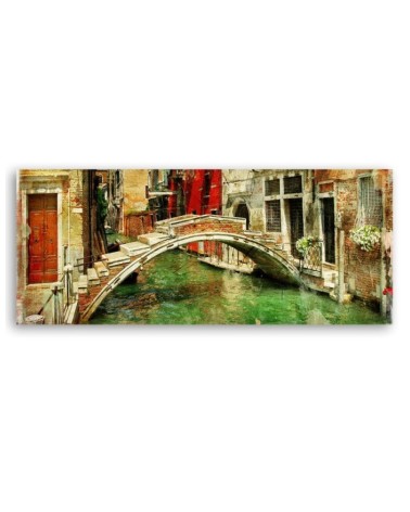 Bild auf Leinwand - Brücke in Venedig | Feeby