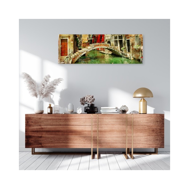 Bild auf Leinwand - Brücke in Venedig | Feeby