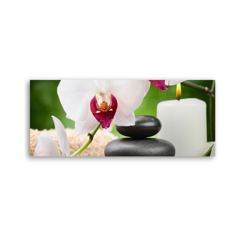 Bild auf Leinwand - Zen-Orchidee Blumen | Feeby