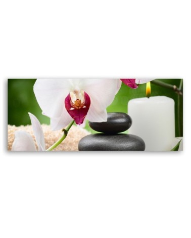 Bild auf Leinwand - Zen-Orchidee Blumen | Feeby