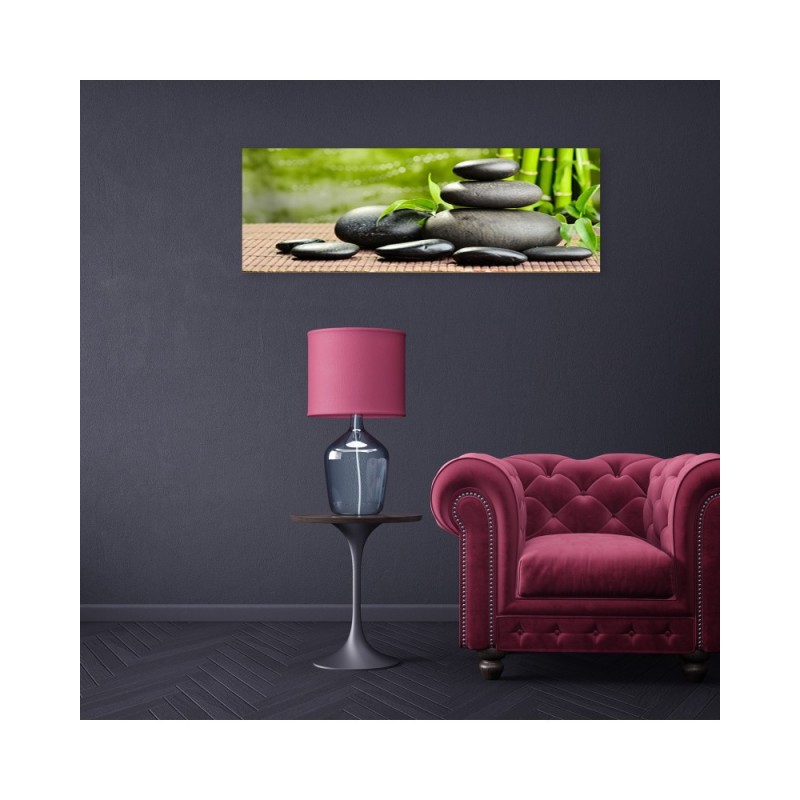Wandbild für Wohnzimmer - Zen-Spa-Steine | Feeby