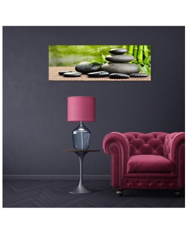 Wandbild für Wohnzimmer - Zen-Spa-Steine | Feeby