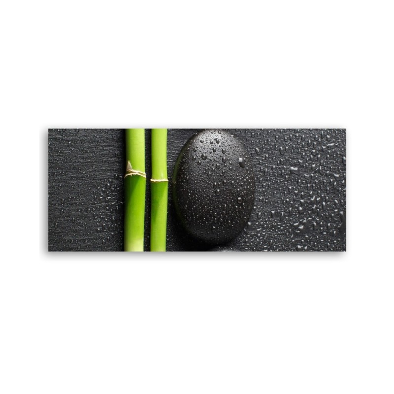 Leinwandbild - Steine Bambus Zen Spa | Feeby