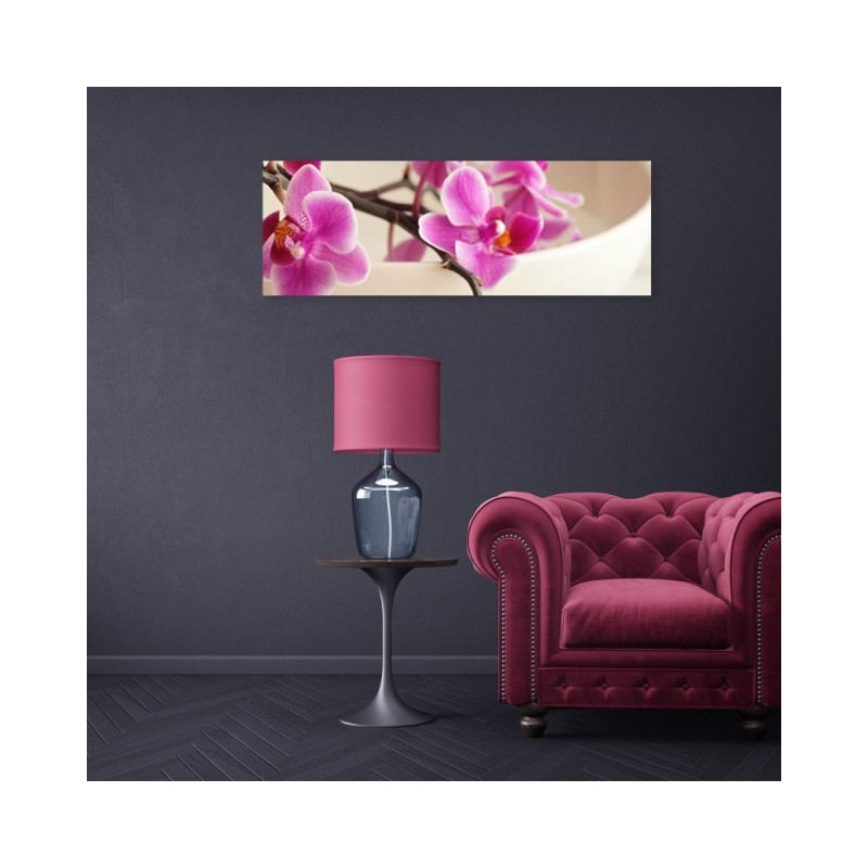 Leinwandbild - Rosa Orchidee | Feeby