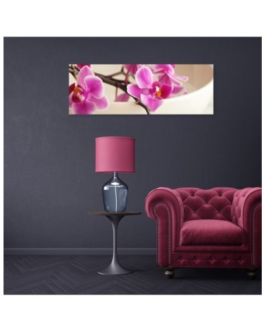 Leinwandbild - Rosa Orchidee | Feeby