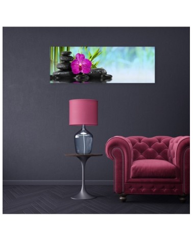 Leinwandbild - Steine auf Wasser zen | Feeby