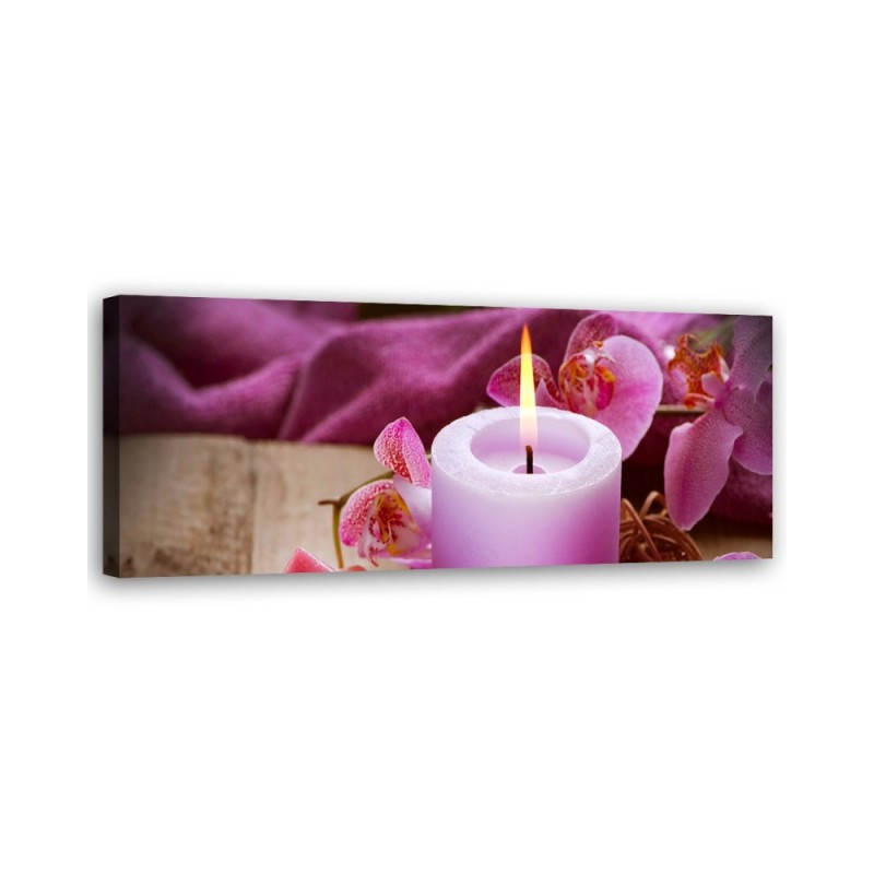 Modernes Wandbild - Zen-Spa-Kerze | Feeby