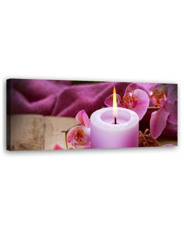 Modernes Wandbild - Zen-Spa-Kerze | Feeby