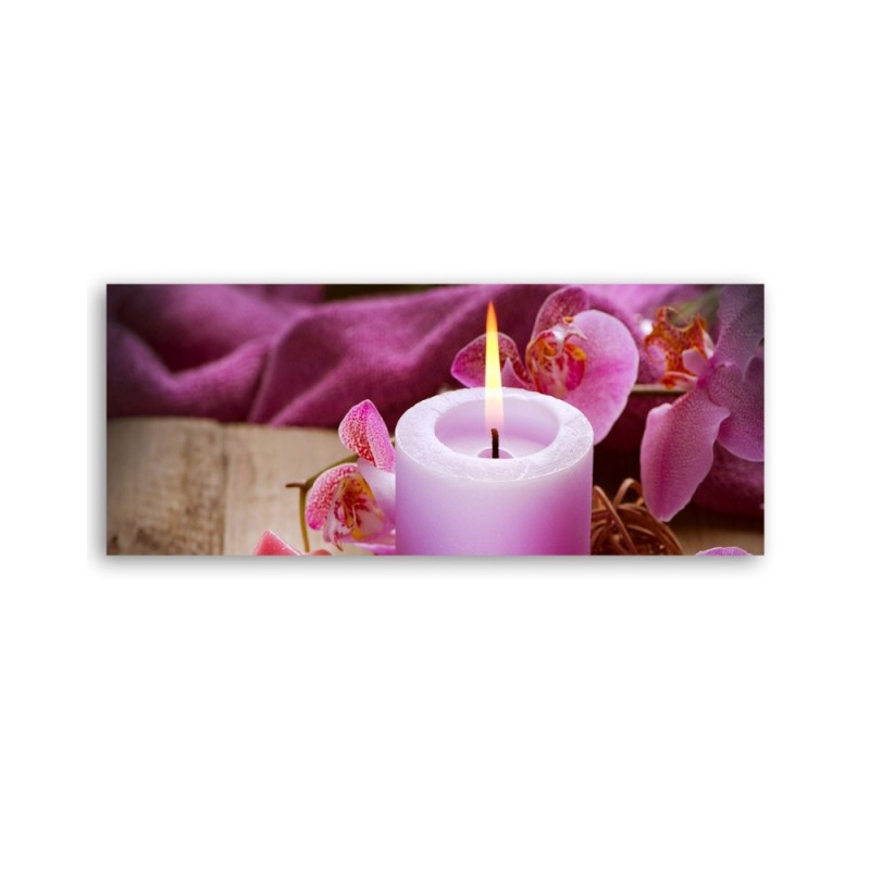 Modernes Wandbild - Zen-Spa-Kerze | Feeby