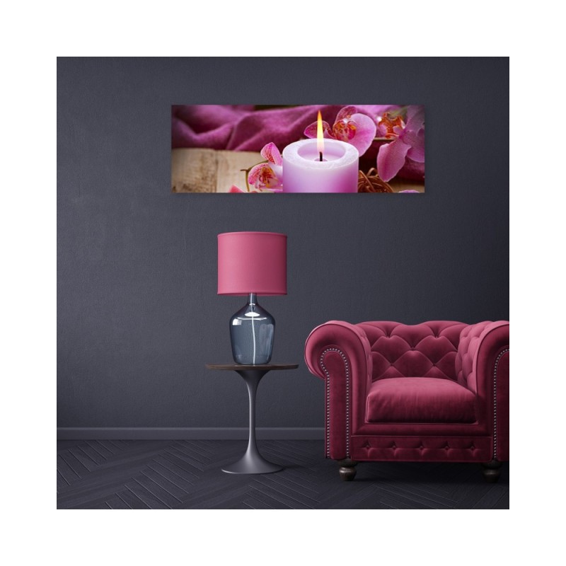 Modernes Wandbild - Zen-Spa-Kerze | Feeby