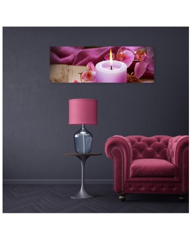 Modernes Wandbild - Zen-Spa-Kerze | Feeby