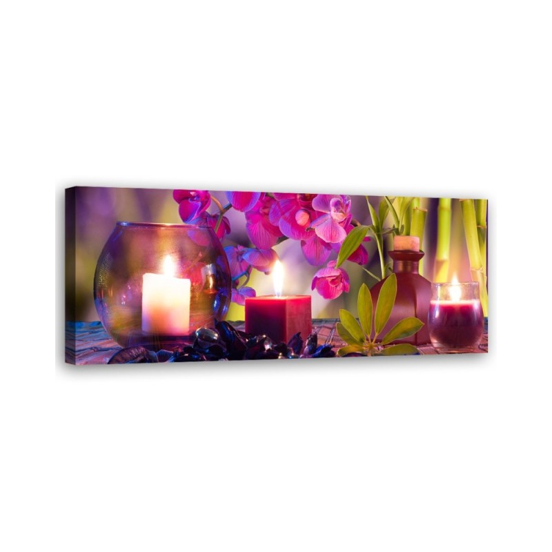 Bild auf Leinwand - Zen-Spa-Orchidee | Feeby