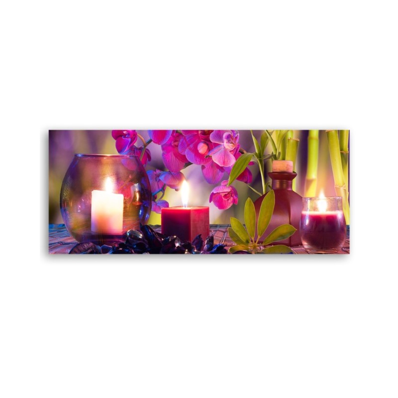 Bild auf Leinwand - Zen-Spa-Orchidee | Feeby