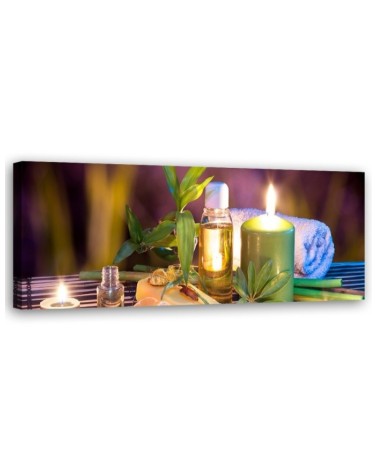 Leinwandbild - Zen-Spa-Kerze | Feeby