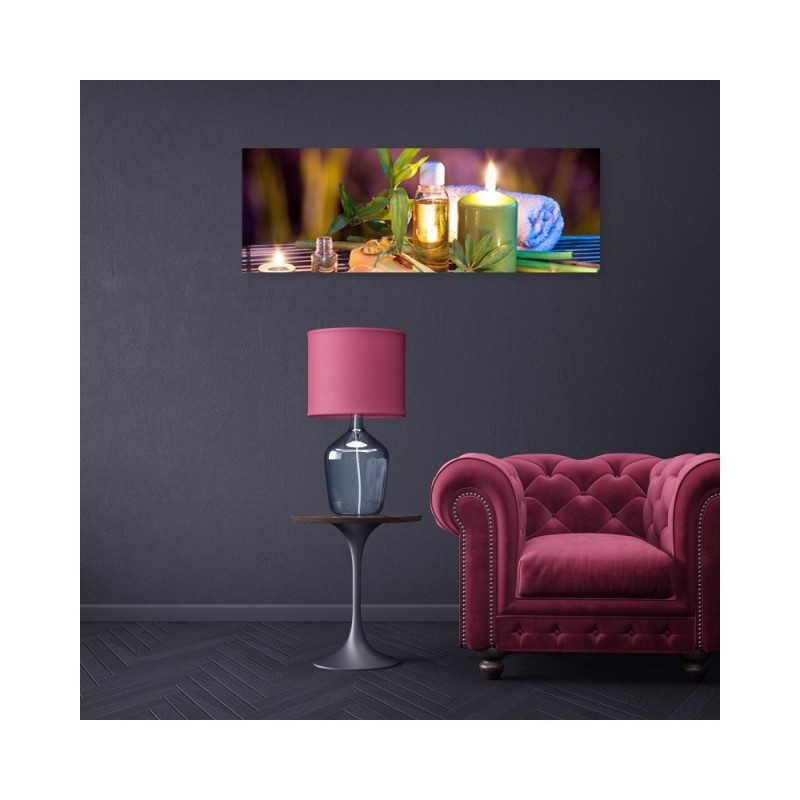 Leinwandbild - Zen-Spa-Kerze | Feeby