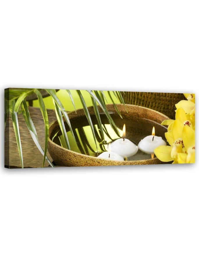 Bild auf Leinwand - Blumen Bamboo Zen | Feeby