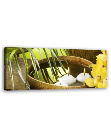 Bild auf Leinwand - Blumen Bamboo Zen | Feeby