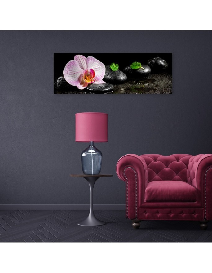 Kwitnąca orchidea zen - Obraz na ścianę do sypialni | Feeby.pl