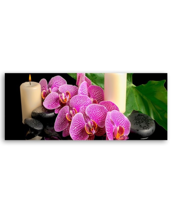 Orchid orchid candles - Canvas print | FEEBY