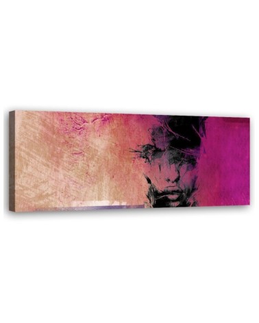 Leinwanddruck - Abstraktes Porträt einer Frau | Feeby