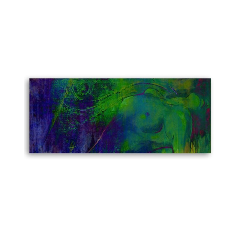 Leinwandbild - Akt einer Frau abstrakt | Feeby