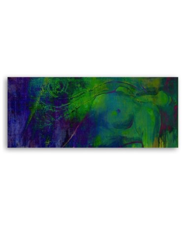 Leinwandbild - Akt einer Frau abstrakt | Feeby