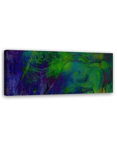 Leinwandbild - Akt einer Frau abstrakt | Feeby