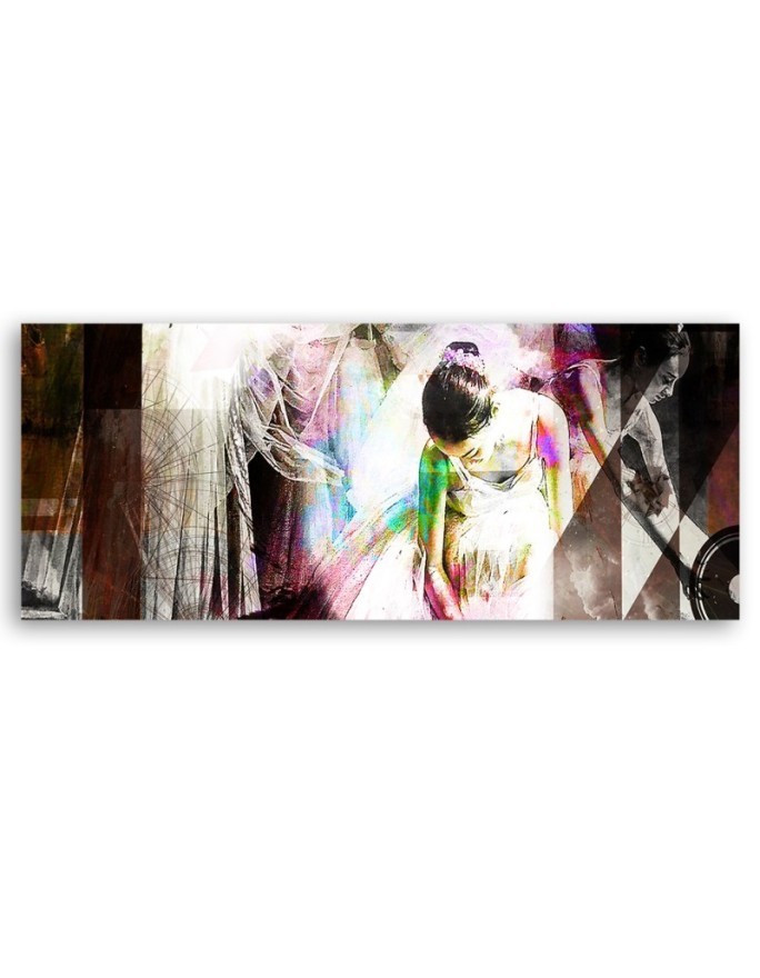 Modernes Wandbild - Tanzende Ballerina | Feeby