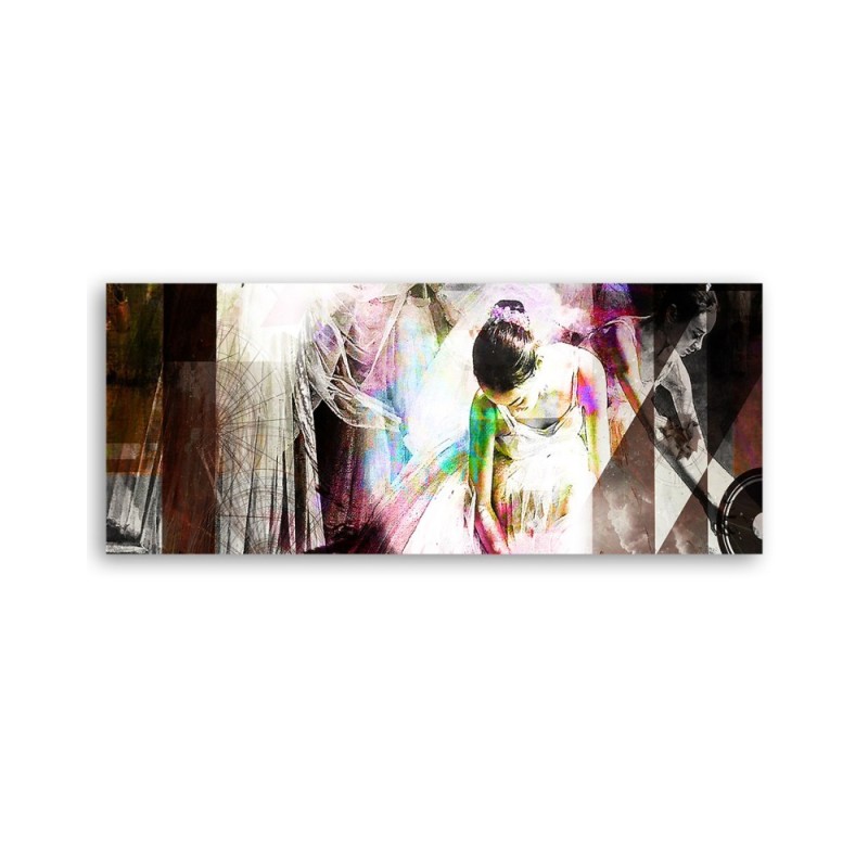 Modernes Wandbild - Tanzende Ballerina | Feeby