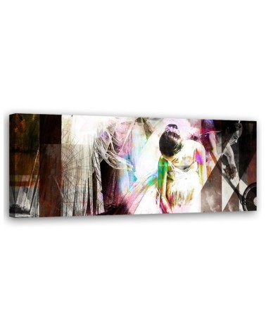Modernes Wandbild - Tanzende Ballerina | Feeby
