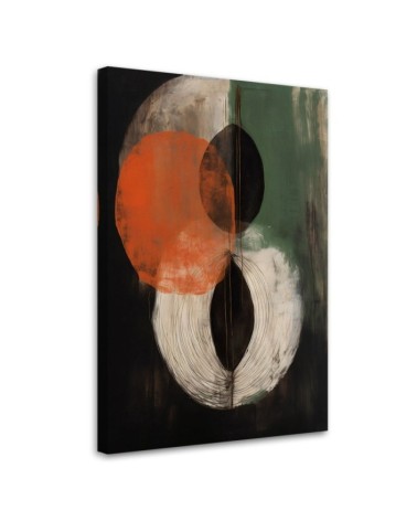 Dekoratives Leinwandbild - Abstrakte Komposition | Feeby