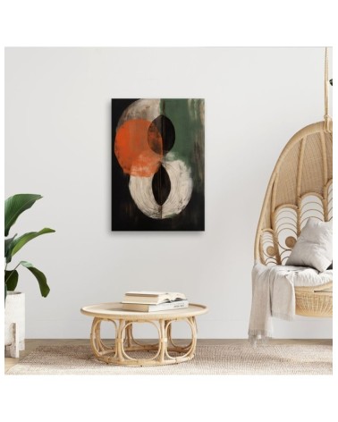 Dekoratives Leinwandbild - Abstrakte Komposition | Feeby