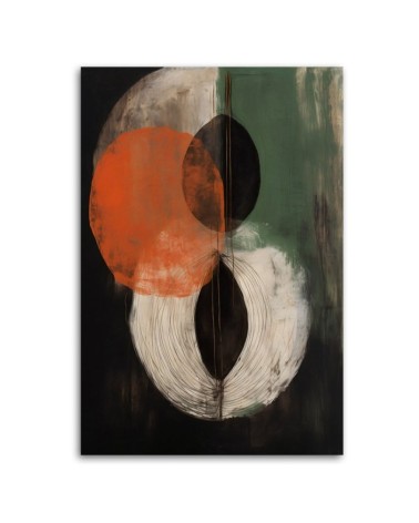 Dekoratives Leinwandbild - Abstrakte Komposition | Feeby