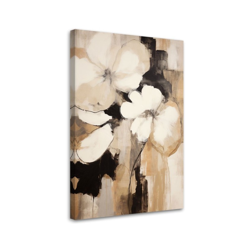 Leinwandbild - Boho-Blumen | Feeby