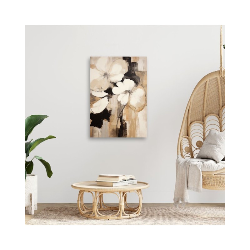 Leinwandbild - Boho-Blumen | Feeby