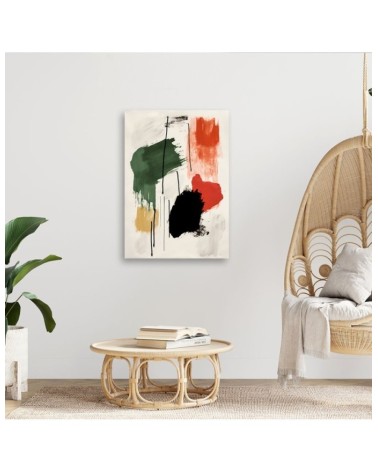 Leinwandbild - Abstrakte Farbkomposition | Feeby